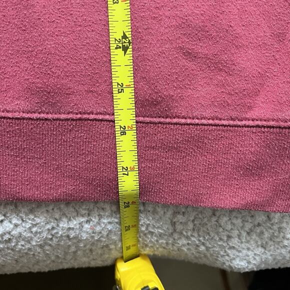 Goat USA Hoodie Mens Medium Red Sweatshirt Pullover Embroidered Pocket - Picture 13 of 13